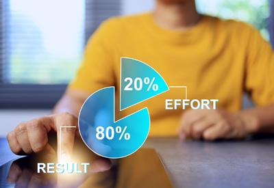 Pareto principle 80 of results 20 of effort